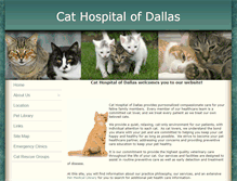 Tablet Screenshot of cathospitalofdallas.com